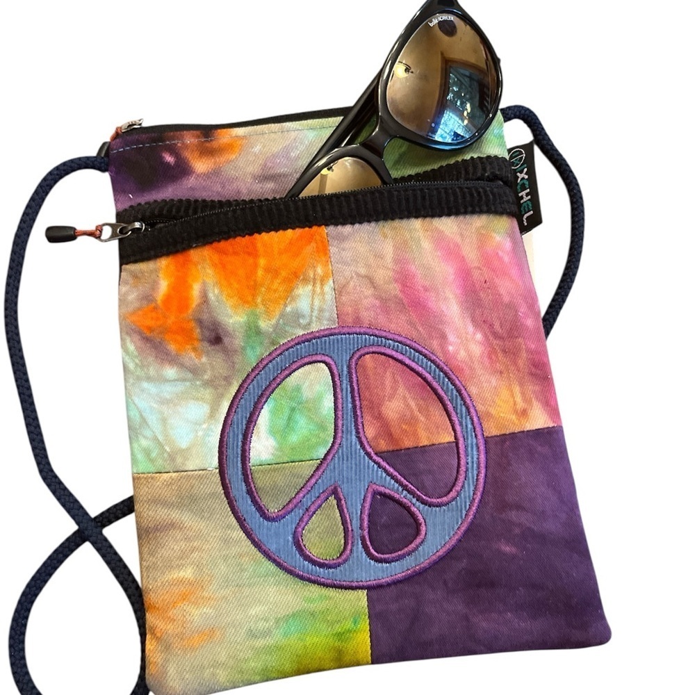 Bohemian Tie-Dye and Embroidered Velvet Crossbody Bags Bundle NWT - Picture 4 of 9